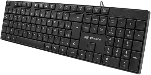 Teclado USB ABNT2 Multimídia